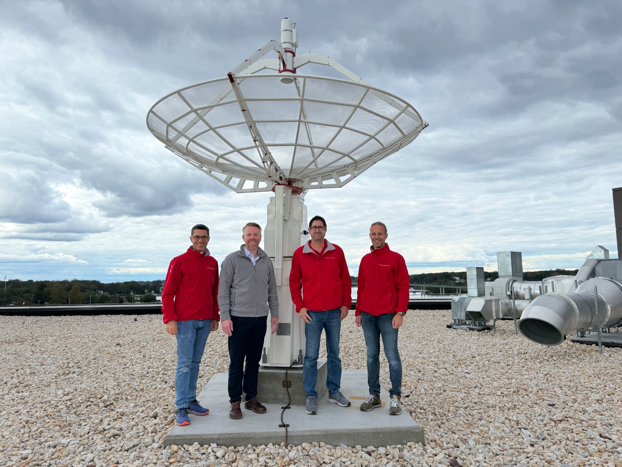 SPIDER 300A radio telescope installed at the U.S. Naval Academy, Annapolis, MD (USA)